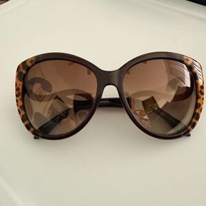 Roberto Cavalli Brown Leopard Sunglasses